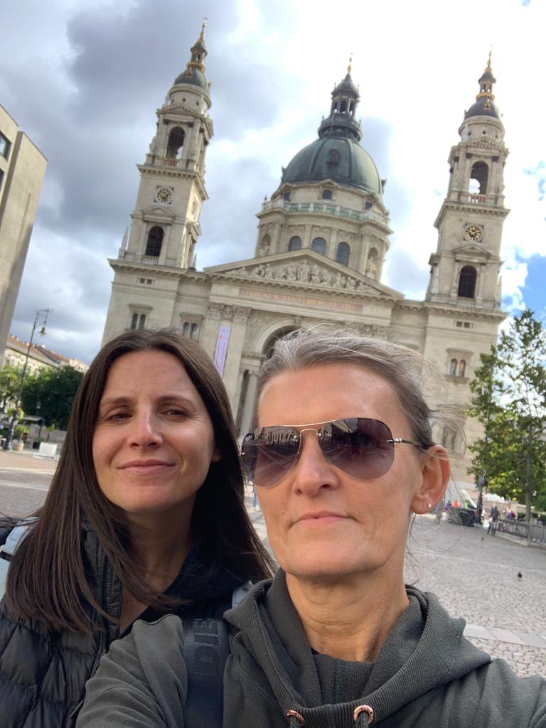 Outside St Stephen's Basilica