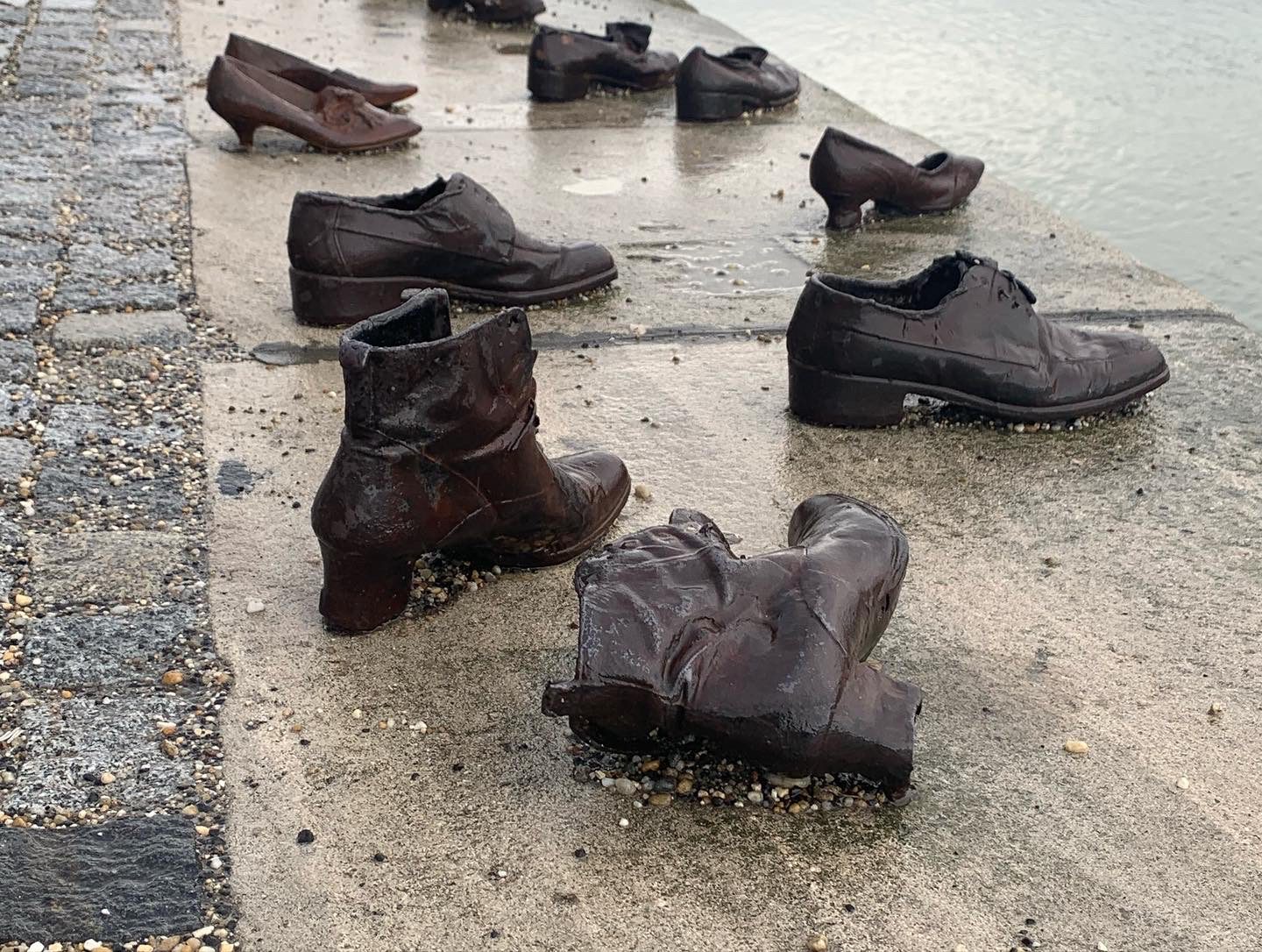 Shoes on the Danube Bank