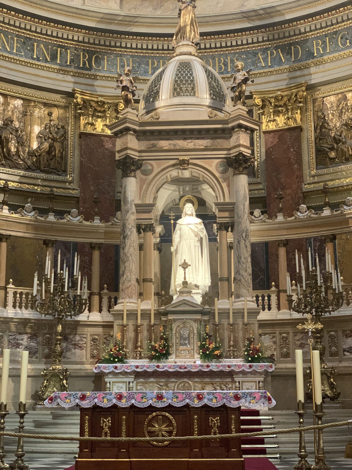 Inside St Stephen's Basilica