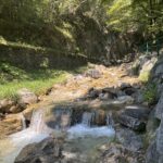 State of affairs. An image of a slow running water fall.